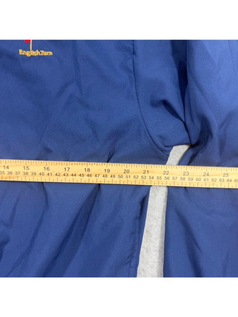 Forrester’s English Turn V-Neck Pullover Windbreaker Jacket Blue Mens M - Picture 8 of 9